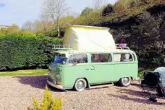 Fully Serviced Campervan Pitches  at Hele Valley Holiday Park