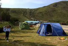 Non Electric Grass Tent Pitches at Glencoe Mountain