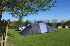 Electric Grass Tent Pitches at Highburn House Caravan Park