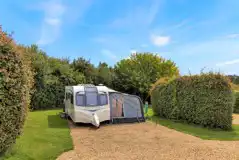 Serviced Hardstanding Pitches at Hill Cottage Farm Camping and Caravan Park