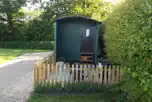 Shepherd's Hut at Hill Cottage Farm Camping and Caravan Park