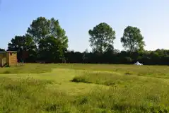 Grass Tent Pitches at Wardley Hill Campsite