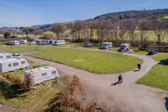 Electric Hardstanding Pitches at Carrog Station Campsite