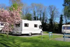 Electric Hardstanding Touring Pitches at Cheddar Bridge Touring Park