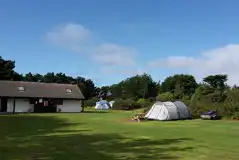 Grass Camping Pitches at Garrison Campsite