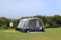 Electric Grass Pitches at Tollgate Farm Caravan and Camping Park