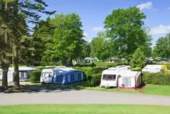 Electric Grass Pitches at Rudding Holiday Park