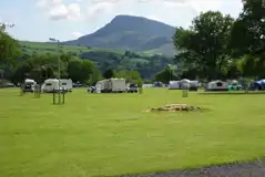 Electric Grass Pitches at Glanllyn Lakeside Caravan and Camping Park