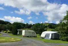 Caravan and Motorhome Pitches at Cringoed Holiday Park