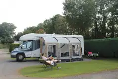 Fully Serviced Hardstanding Pitches at Poston Mill Touring Park