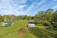 Non Electric Grass Pitches at Denny Wood Campsite