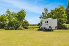 Non Electric Grass Pitches at Longbeech Campsite