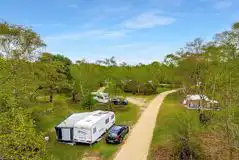 Non Electric Grass Pitches at Matley Wood Campsite