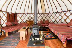 Bentwood Yurt at Larkhill Tipis and Yurts