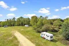 Non Electric Grass Pitches at Ocknell Campsite