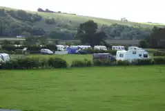 Electric Grass Pitches at Southdown Way Caravan and Camping Park