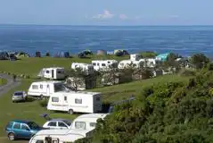 Grass Tent Pitches at Castle Bay Holiday and Residential Park
