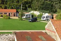 Grass Pitches at The Garden Caravan Site