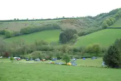 Grass Pitches at Westermill Farm Campsite