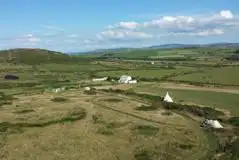 Grass Pitches at Hillfort Camping and Yurts