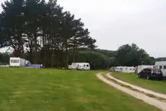Grass Touring Pitches at Smedmore Caravan Site