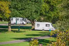 Electric Hardstanding Pitches at Cobleland Campsite