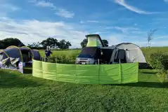 Large Electric Grass Touring Pitches at Abbey Green Farm