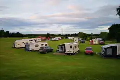 Grass Pitches at Lakeside Caravan Park and Coarse Fishery