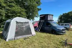 Non Electric Grass Pitches at Heronsdale Manor Farm Campsite