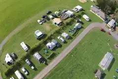Electric Grass Pitches at Park Farm Camping