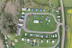 Fully Serviced Hardstanding Pitches at Park Farm Camping