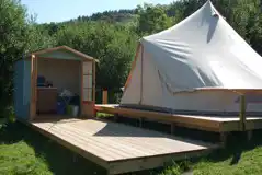Willow Bell Tent at Plas-Tirion Retreat