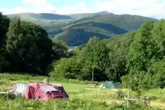 Lower Tent Camping Fields at Graig Wen