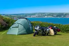 Grass Camping Pitches at Fishguard Bay Resort