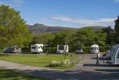 Fully Serviced Hardstanding Pitches at Castlerigg Hall Caravan and Camping Park