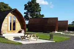 Saddleback View, Bowscale View and Carrock View Pods at Pasturewood Holidays