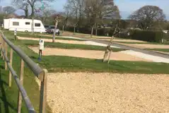 Gravel Hardstandings at The Orchards Holiday Park