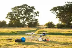 Grass Camping Pitches at Donnington Wild Camping