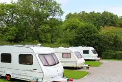 Electric Hardstanding Pitches at Glan Ceirw Caravan Park