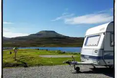 Electric Hardstanding Pitches at Kinloch Campsite