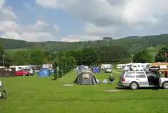 Grass Tent Pitches at Aberfeldy Caravan Park