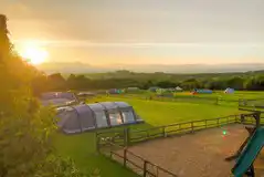 Non Electric Grass Tent Pitches at Noteworthy Farm Caravan and Campsite