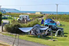 Non Electric Grass Tent Pitches at Hendre Mynach Camping and Touring Park