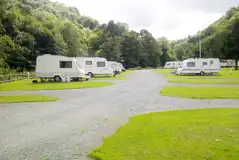 Electric Hardstanding Touring Pitches at Ceiriog Valley Park