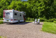 Large Fully Serviced Touring and Motorhome Pitches at Hele Valley Holiday Park