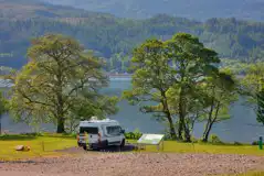 Electric Hardstanding Lochside Pitches at Creagan Station Tourers