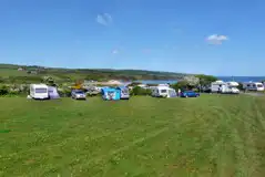 Electric Grass Pitches at Dafarn Rhos Touring Caravan and Camping Site