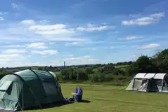 Electric Tent Pitches at Lowtrow Cross Caravan Site