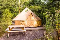 Bell Tents at Tey Brook Orchard