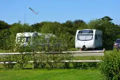 Electric Hardstanding Pitches at Brynhyfryd Farm Campsite
